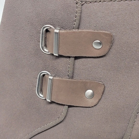Clarks suede leather ankle boots size 6M Taupe brown Meera Yew - Picture 9 of 13